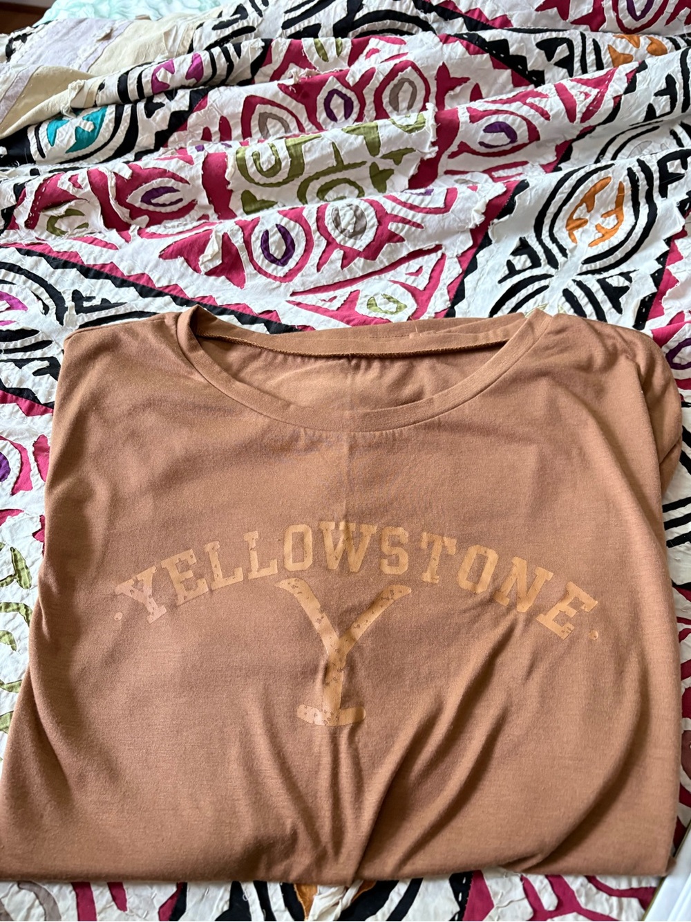 Yellowstone Short Sleeve Tee - Tan